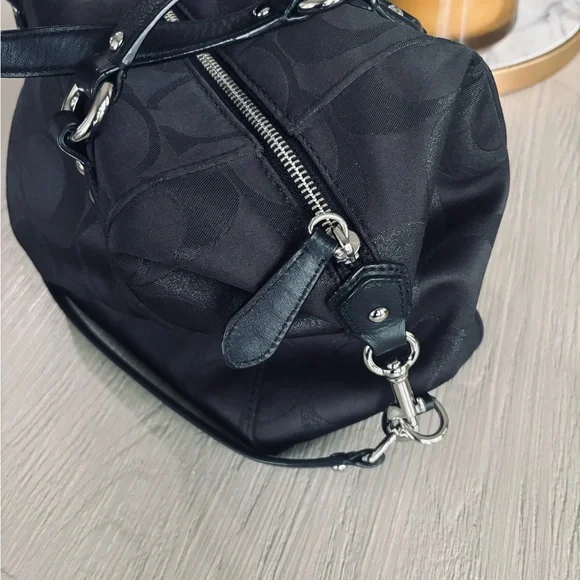 Coach Black Satchel Bag - Picture 14 of 16